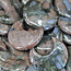 Que Sera (Blue Opal Llianite Galaxy Rhyolite Liberite Glaucophane) Crescent Moons - Medium