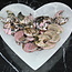 Rhodonite Crescent Moons - Medium