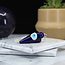 Blue Evil Eye Pendulums - Dowsing Cone Point Divination - Silver Chain 9" Crystal Gemstone