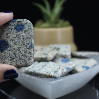 K2 with Blue Azurite - Mini Flats Slabs