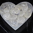 Clear (Crystal) Quartz Hearts - Small