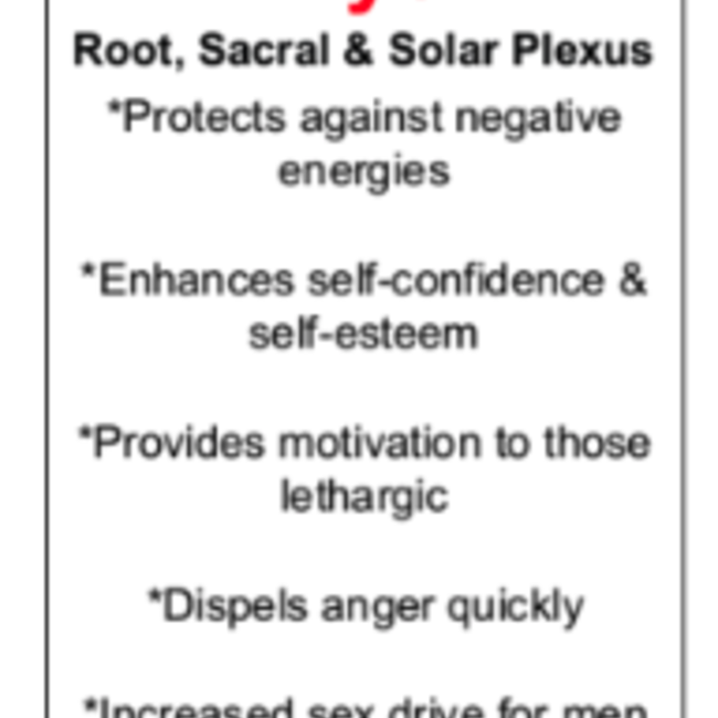 Red Tigers Eye Heart - Small