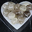 Smoky (Smokey) Quartz Hearts - Medium