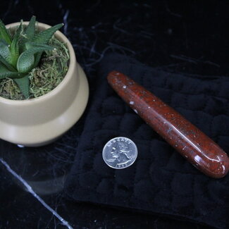Brecciated Red (Chestnut) Jasper Massage Wands