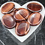 Red Tiger Eye Worry Stones - Large Oval