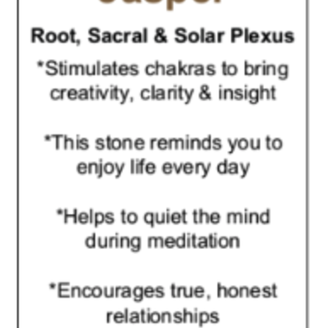 Picasso Jasper Worry (Thumb Fidget Relaxation Pocket) Stones - Large Oval