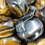 Blue Tigers Eye (Hawks Eye) Tumbled - XXL Jumbo