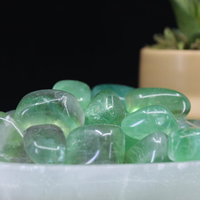 Green Fluorite- Tumbled