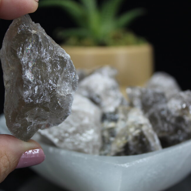 Smoky (Smokey) Quartz Rough Raw Natural - Large (0.5-1.5")