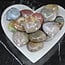Ocean (Sea Sediment Marine) Jasper Hearts - Small (1.5")