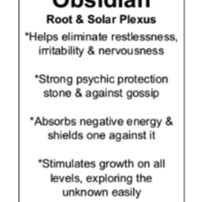 Black Obsidian Rainbow Aura - Tumbled Smooth