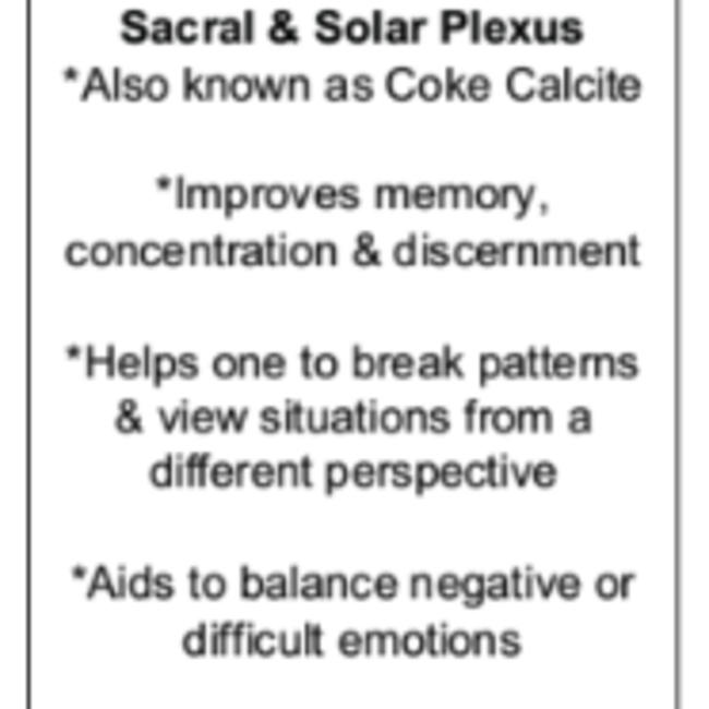 Chocolate (Coke) Calcite Palm Pillow Pocket Stone - Large