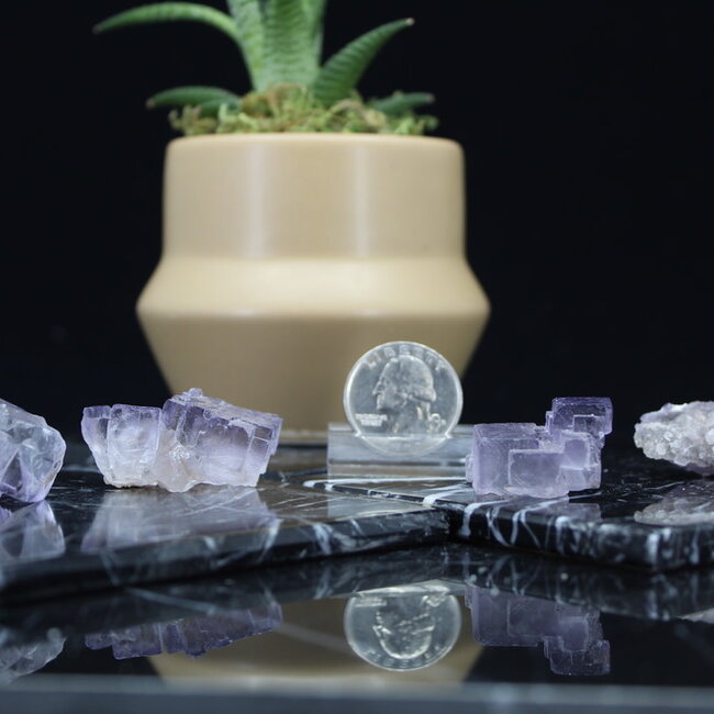 Purple Fluorite Small Rough Raw Natural