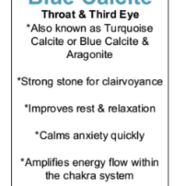 Caribbean Calcite- Rough Small