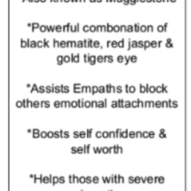 Tiger Iron (Gold Tigers Eye & Hematite) (Mugglestone Muggle Stone) - Palm Pillow Pocket Stone