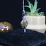 Gold Tigers Eye Pendulums - Round Sephoroton Dowsing Divination Silver Chain - Gemstone Crystal
