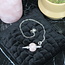 Rose Quartz Pendulums - Round Sephoroton Dowsing Divination Silver Chain-Gemstone Crystal