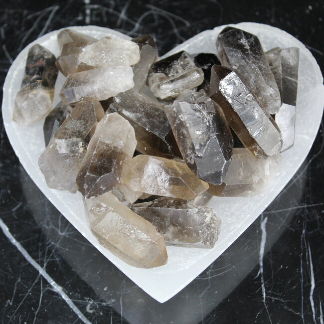 Smoky (Smokey) Quartz Points - Medium Rough Raw Natural