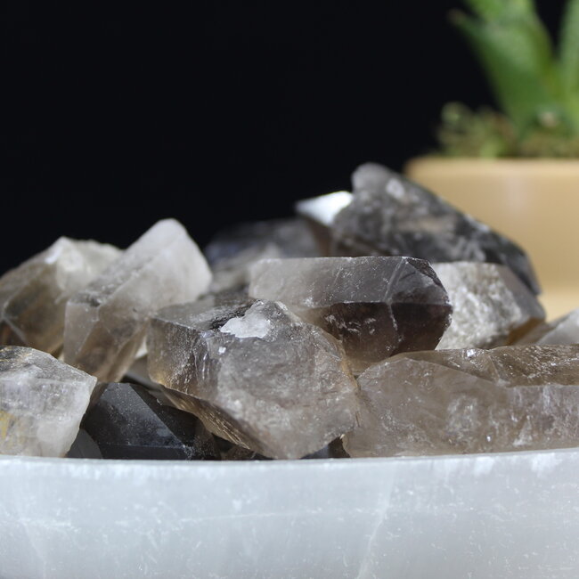 Smoky (Smokey) Quartz Points - Medium Rough Raw Natural