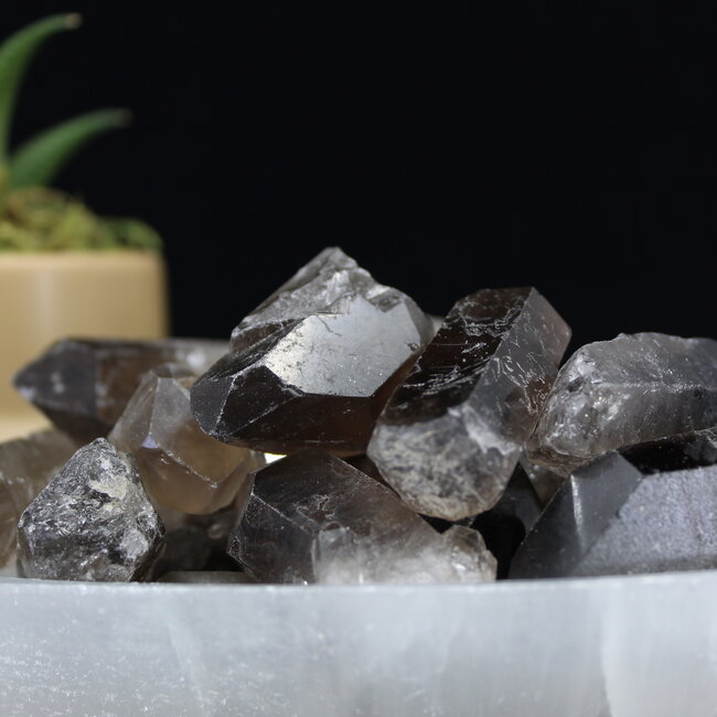 Smoky (Smokey) Quartz Points - Medium Rough Raw Natural