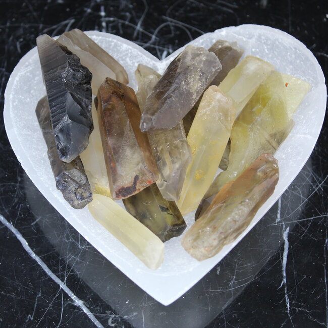 Smoky (Smokey) Quartz Points - Large Rough Raw Natural