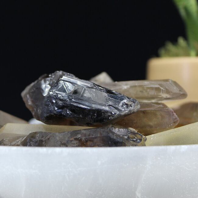 Smoky (Smokey) Quartz Points - Large Rough Raw Natural