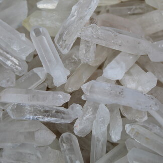 Clear (Crystal) Quartz Points - Mini Seeds - Rough Raw Natural Crystal Grids