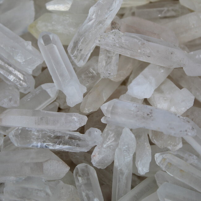 Clear (Crystal) Quartz Points - Mini Seeds - Rough Raw Natural Crystal Grids
