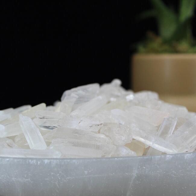 Clear (Crystal) Quartz Points - Mini Seeds - Rough Raw Natural Crystal Grids