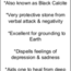 Black Calcite (Shammanite) Bracelet - 6mm