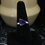 Amethyst Ring - Size 8 - Sterling Silver Triangle