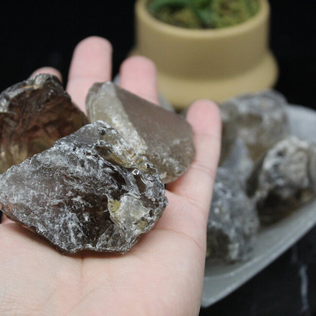 Smoky (Smokey) Quartz XL - Rough Raw Natural