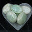 Pistachio Sea Green Calcite Palm Pillow Pocket Stone
