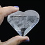 Clear Quartz Hearts - Extra Large Faceted