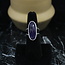 Amethyst Ring - Size 7 - Sterling Silver Large Oval