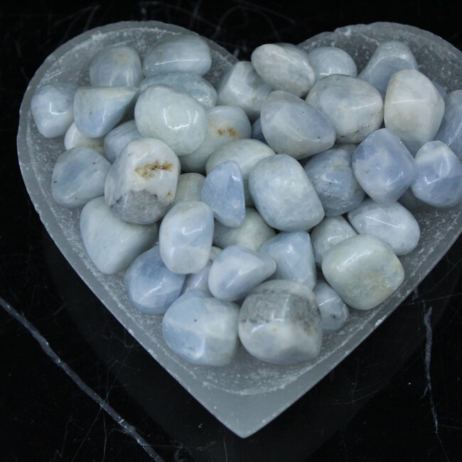 Blue Calcite - Tumbled