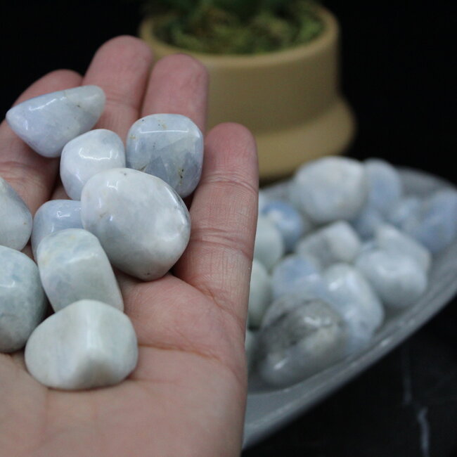 Blue Calcite - Tumbled