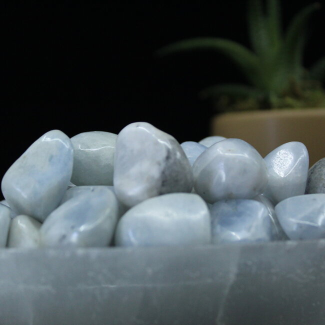 Blue Calcite - Tumbled