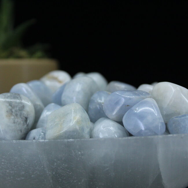 Blue Calcite - Tumbled