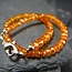 Spessartine Garnet Bracelets - 3mm Faceted Seed Beads