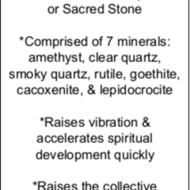 Super Seven 7 (Sacred Melody Stone) XL - Rough Raw Natural