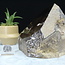 Smoky (Smokey) Quartz Point with Phantom Inclusions - Specimen Display