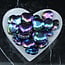 Rainbow Hematite Hearts - Small