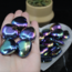 Rainbow Hematite Hearts - Small