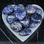 Sodalite Puffy Hearts - Medium