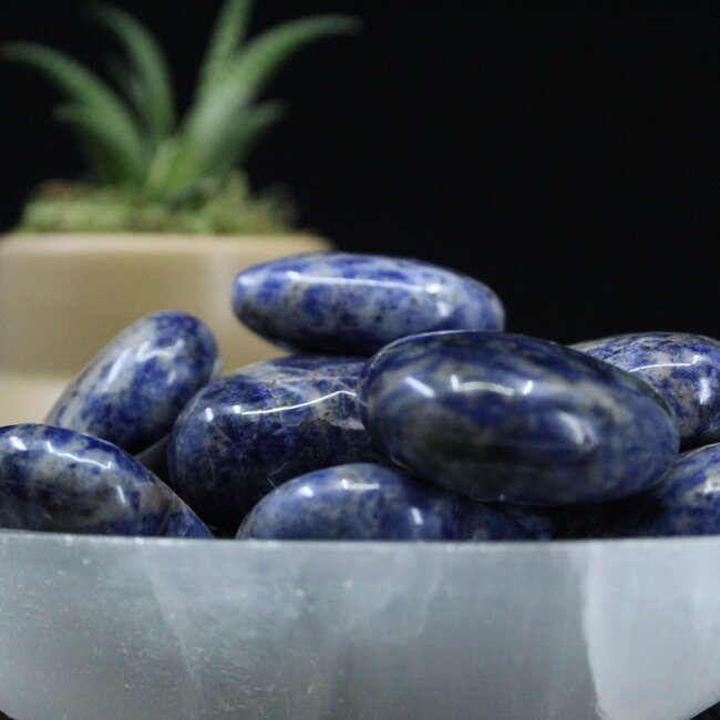 Sodalite Puffy Hearts - Medium