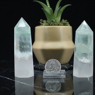 Lavender Rainbow Fluorite Tower Point - Medium (2-3")