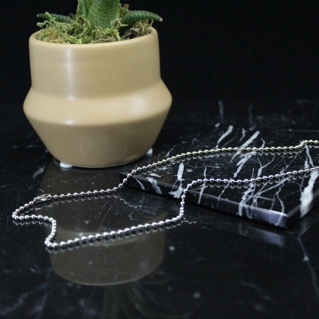 Necklaces - 18" Bead (Ball) Chain (Silver Plated) - Pendants