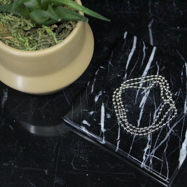 Necklaces - 18" Bead (Ball) Chain (Silver Plated) - Pendants