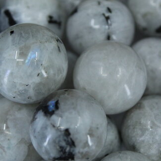 Rainbow Moonstone Spheres Orbs - 25-30mm